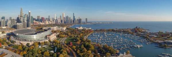 Soldier Field Chicago Fall Panoramic