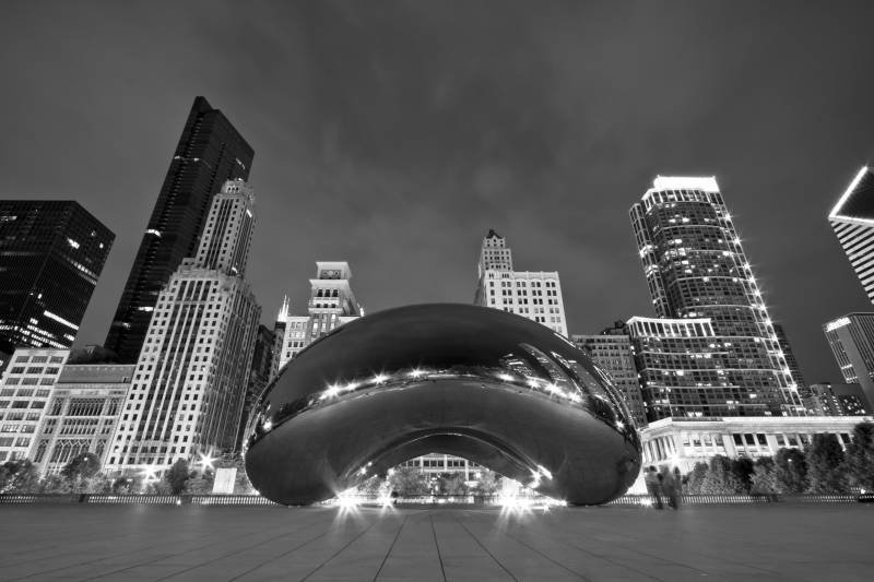 Cloud Gate and Skyline