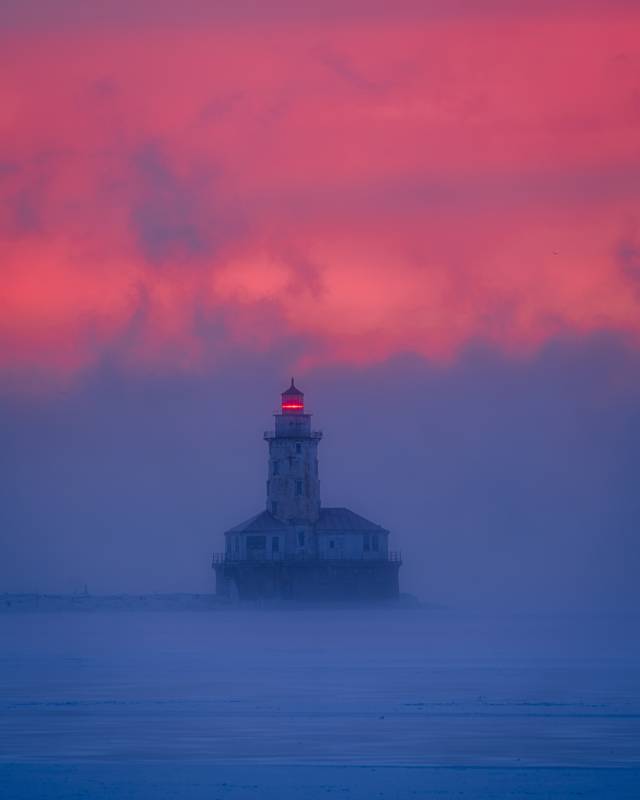 Whispers of the Fog: The Lighthouse's Embrace