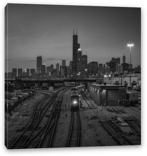 18th Street Skyline Fine Art Canvas Print