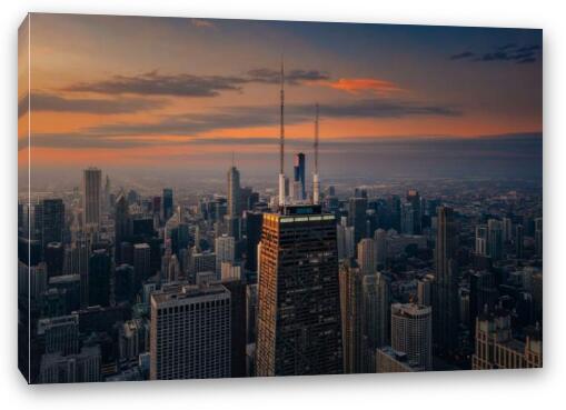 Chicago Skyscrapers Fine Art Canvas Print