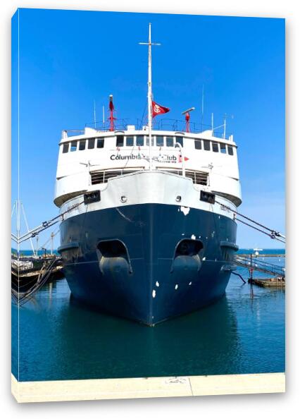 Columbia Yacht Club Fine Art Canvas Print