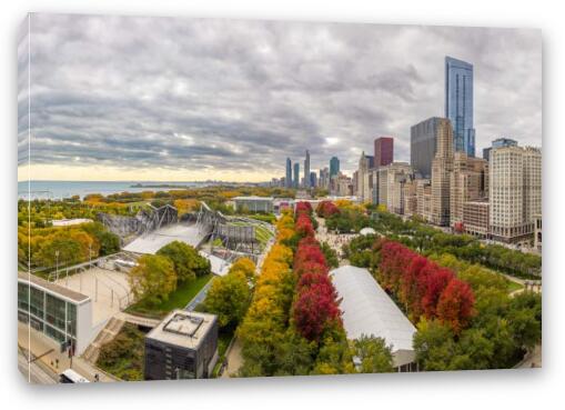 Millennium Park Fall Fine Art Canvas Print