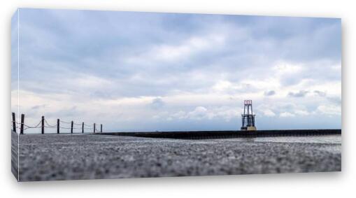 North Ave Lighthouse Fine Art Canvas Print