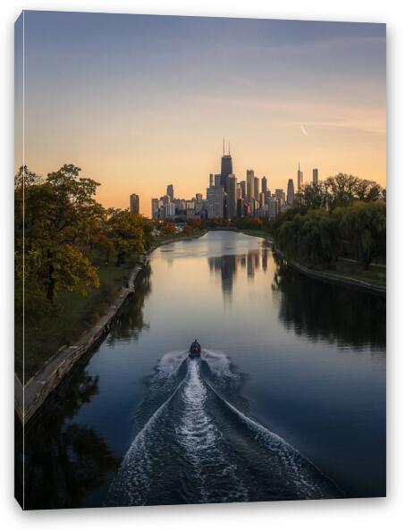 Serenity on Water Fine Art Canvas Print