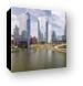 Blue Glass Towers Canvas Prints