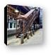 Brown Line Quincy Stop Canvas Prints