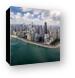 Chicago Gold Coast Aerial Panoramic Canvas Prints