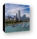 Chicago Skyline Daytime Panoramic Canvas Prints