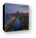 Chicago's Skyline Embraced by Fall Canvas Prints