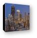 Chicago's Streeterville at Dusk Vertical Canvas Prints