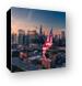 Happy 4th of July Chicago Canvas Prints