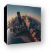 Planet Chicago Canvas Prints