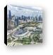 Soldier Field and Chicago Skyline Canvas Prints