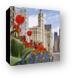 Spring Flowers Along Michigan Ave Chicago Canvas Prints