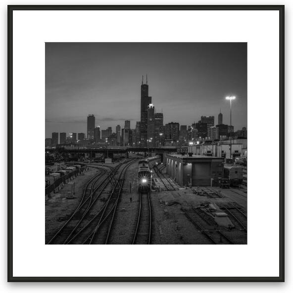 18th Street Skyline Framed Fine Art Print