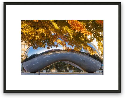 Autumn Over The Bean Framed Fine Art Print