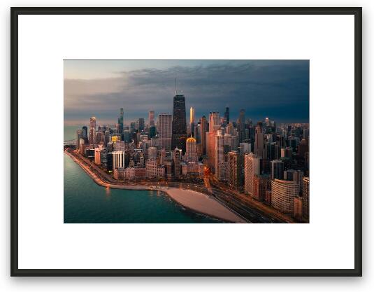 Chicago from the North Framed Fine Art Print