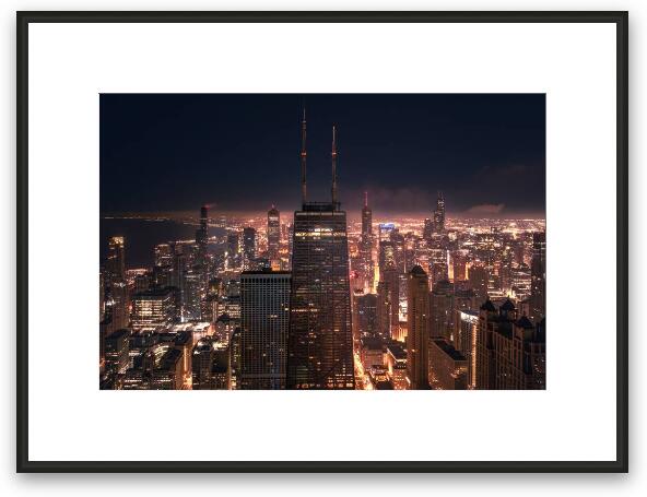 Chicago Nights Framed Fine Art Print