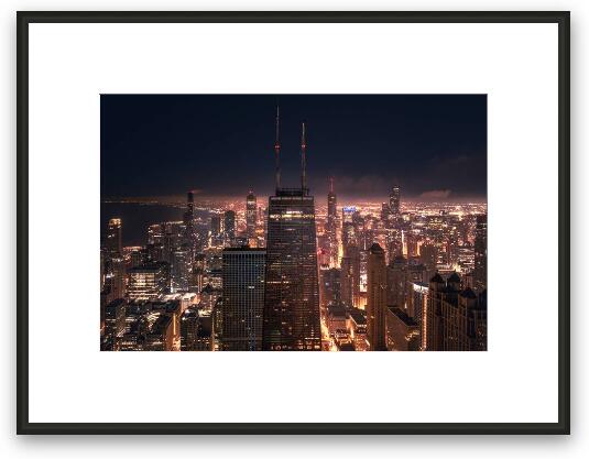 Chicago Nights Framed Fine Art Print