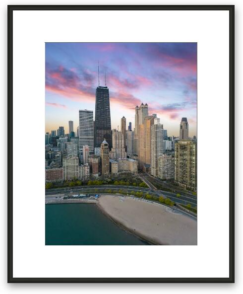 Chicago's Gold Coast at Dawn Framed Fine Art Print