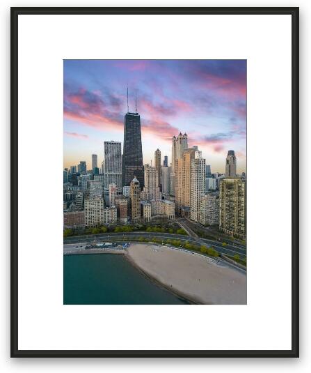 Chicago's Gold Coast at Dawn Framed Fine Art Print