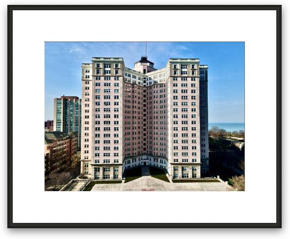 Edgewater Beach Apartments 1 Framed Fine Art Print