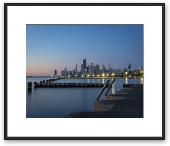 Fullerton Beach Framed Fine Art Print