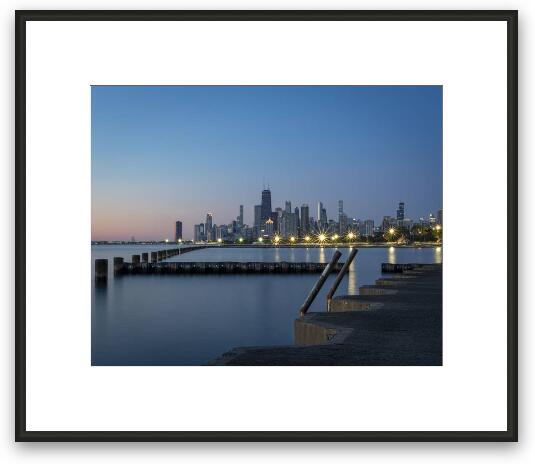 Fullerton Beach Framed Fine Art Print