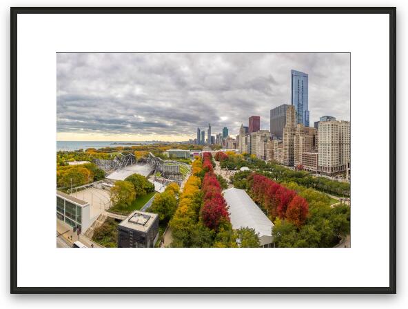 Millennium Park Fall Framed Fine Art Print