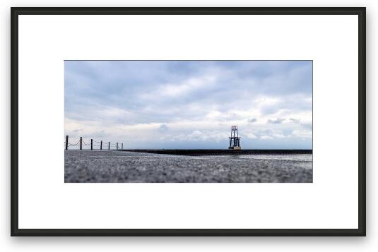 North Ave Lighthouse Framed Fine Art Print