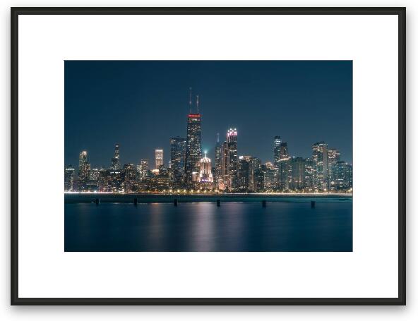 North Avenue Beach Framed Fine Art Print