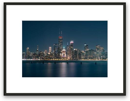 North Avenue Beach Framed Fine Art Print