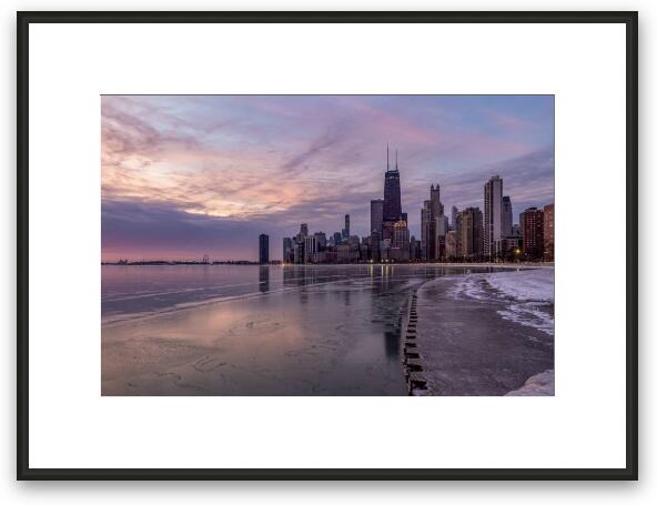 North Avenue Sunrise Framed Fine Art Print