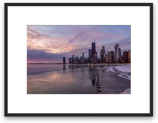 North Avenue Sunrise Framed Fine Art Print