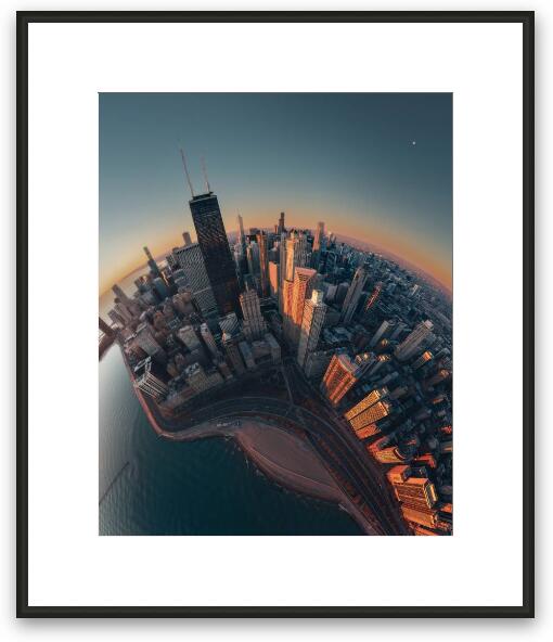 Planet Chicago Framed Fine Art Print