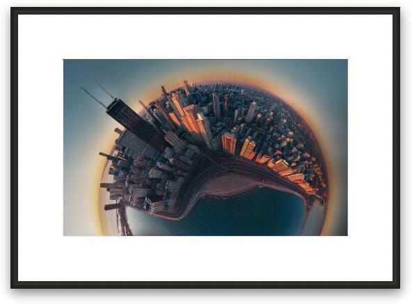 Planet Chicago Framed Fine Art Print