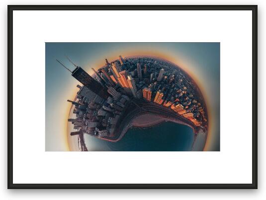 Planet Chicago Framed Fine Art Print