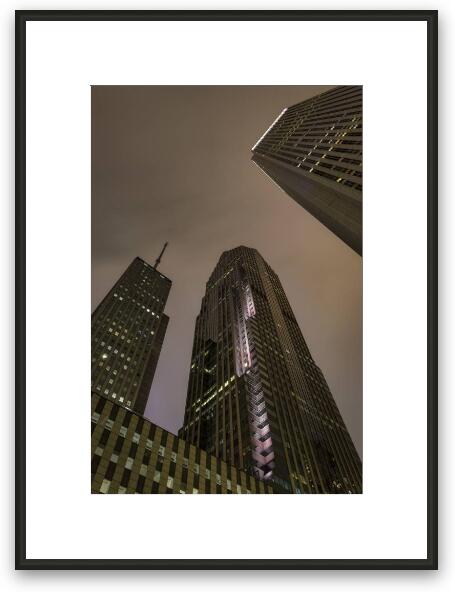 Prudential Plaza Framed Fine Art Print