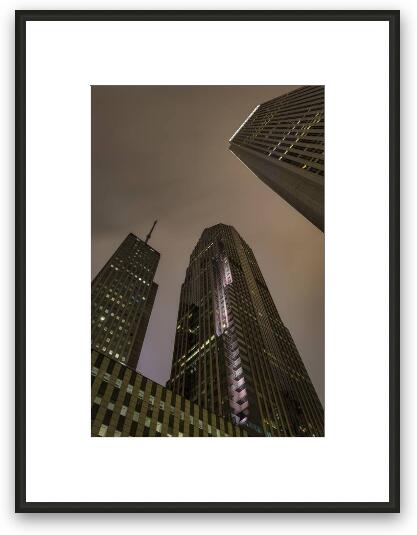 Prudential Plaza Framed Fine Art Print