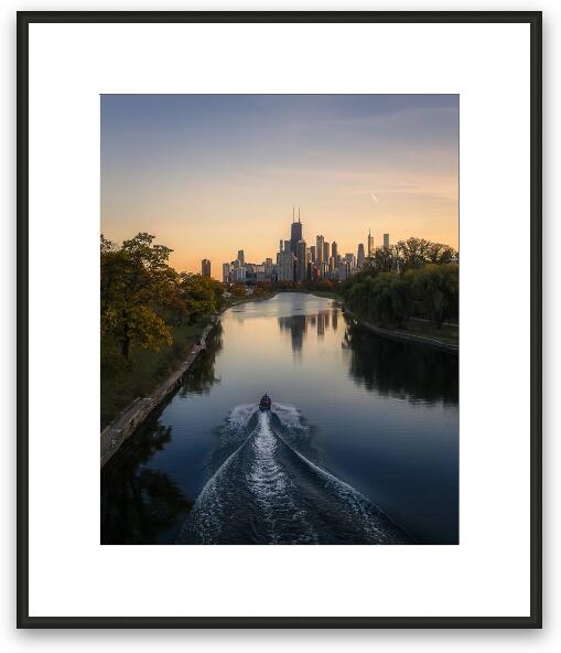 Serenity on Water Framed Fine Art Print