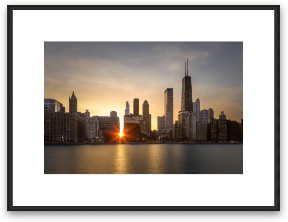 Spring Equinox in Chicago Framed Fine Art Print