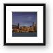 Chicago Skyline at Night Panoramic Wide Framed Prints