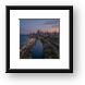 Chicago's Skyline Embraced by Fall Framed Prints