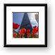 John Hancock Center with Tulips in Spring Framed Prints