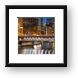 Michigan Ave bridge Framed Prints