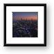 Twilight Whispers: Zoolights and Skyline Dreams Framed Prints