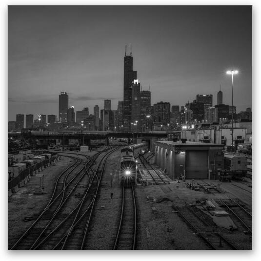 18th Street Skyline Fine Art Metal Print