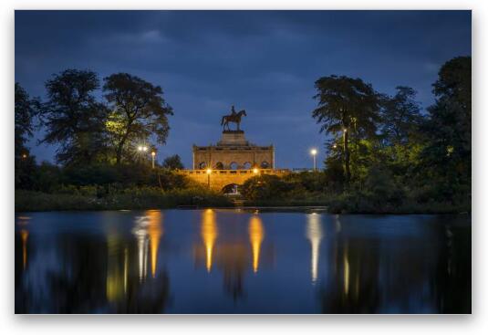 Blue Hour Fine Art Metal Print