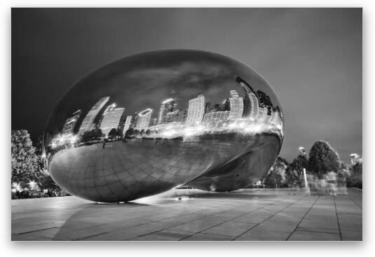 Ghosts in The Bean Fine Art Metal Print